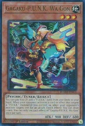 Gagaku-P.U.N.K. Wa Gon [BLMM-EN071] Ultra Rare 1st Edition