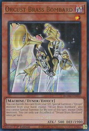 Orcust Brass Bombard [BLMM-EN083] Ultra Rare 1st Edition
