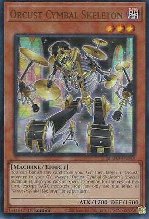 Orcust Cymbal Skeleton [BLMM-EN084] Ultra Rare 1st Edition
