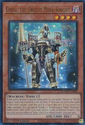 Girsu, the Orcust Mekk-Knight [BLMM-EN088] Ultra Rare 1st Edition