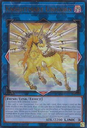 Knightmare Unicorn [BLMM-EN092] Ultra Rare 1st Edition