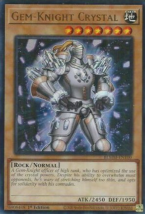 Gem-Knight Crystal [BLMM-EN100] Ultra Rare 1st Edition