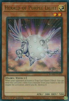 Herald of Purple Light [BLMM-EN101] Ultra Rare 1st Edition