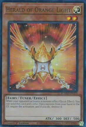 Herald of Orange Light [BLMM-EN103] Ultra Rare 1st Edition