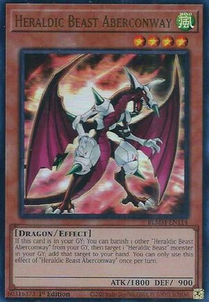 Heraldic Beast Aberconway [BLMM-EN114] Ultra Rare 1st Edition