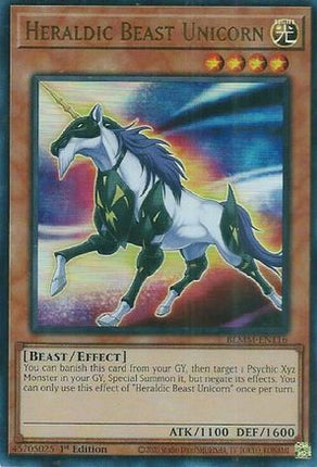 Heraldic Beast Unicorn [BLMM-EN116] Ultra Rare 1st Edition