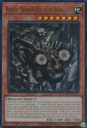 Redox, Dragon Ruler of Boulders [BLMM-EN117] Ultra Rare 1st Edition