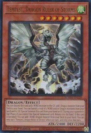 Tempest, Dragon Ruler of Storms [BLMM-EN120] Ultra Rare 1st Edition