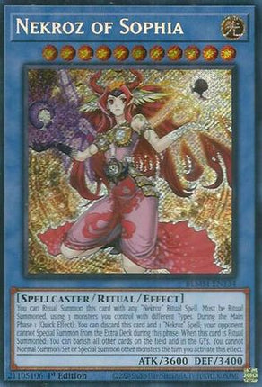 Nekroz of Sophia [BLMM-EN134] Secret Rare 1st Edition
