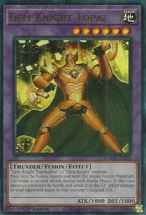 Gem-Knight Topaz [BLMM-EN138] Ultra Rare 1st Edition