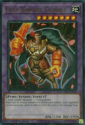 Gem-Knight Citrine [BLMM-EN139] Ultra Rare 1st Edition