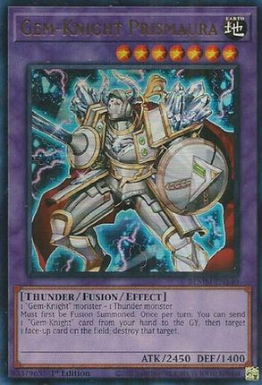 Gem-Knight Prismaura [BLMM-EN140] Ultra Rare 1st Edition