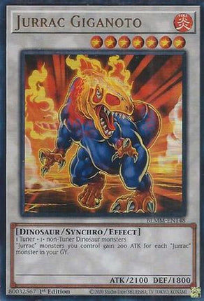 Jurrac Giganoto [BLMM-EN148] Ultra Rare 1st Edition