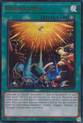 Onomatopia [BLMM-EN163] Ultra Rare 1st Edition