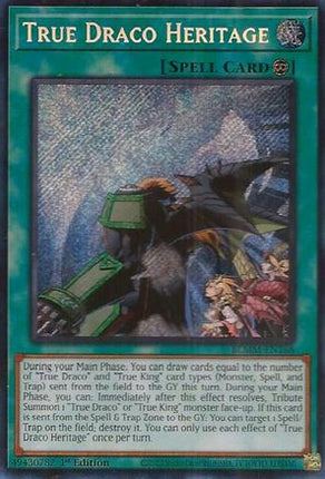 True Draco Heritage [BLMM-EN168] Secret Rare 1st Edition