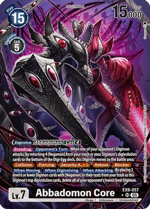 Abbadomon Core (Alternate Art) [EX9-057] [Versus Monsters] Foil