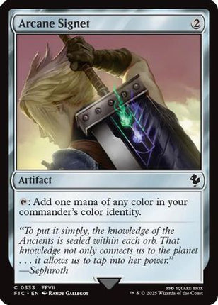 Arcane Signet (0333) (Surge Foil) [Commander: FINAL FANTASY] Foil