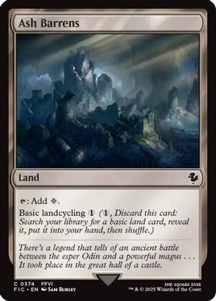 Ash Barrens (Surge Foil) [Commander: FINAL FANTASY] Foil