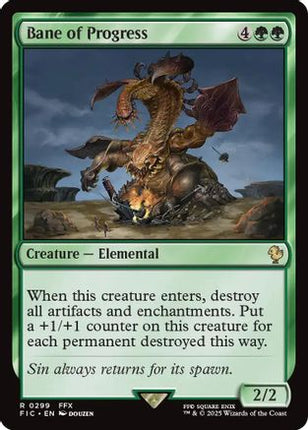 Bane of Progress (Surge Foil) [Commander: FINAL FANTASY] Foil