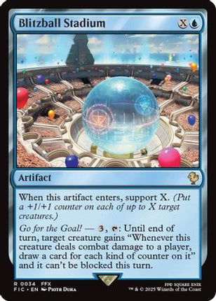 Blitzball Stadium (Surge Foil) [Commander: FINAL FANTASY] Foil