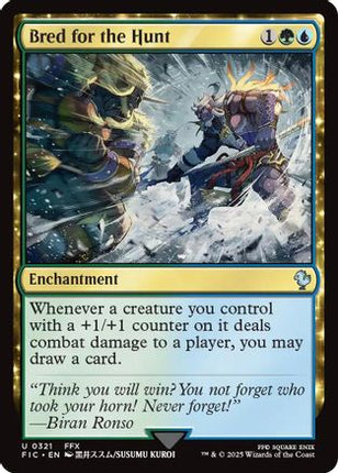 Bred for the Hunt (Surge Foil) [Commander: FINAL FANTASY] Foil