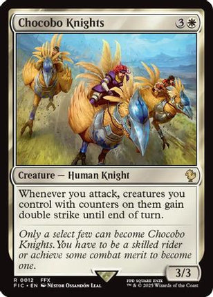 Chocobo Knights (Surge Foil) [Commander: FINAL FANTASY] Foil