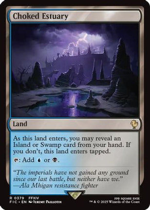 Choked Estuary (Surge Foil) [Commander: FINAL FANTASY] Foil