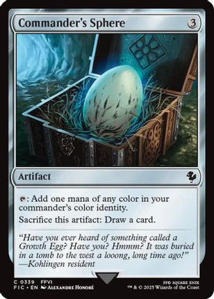 Commander's Sphere (Surge Foil) [Commander: FINAL FANTASY] Foil