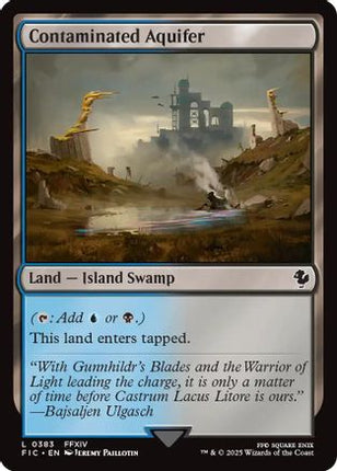 Contaminated Aquifer (Surge Foil) [Commander: FINAL FANTASY] Foil
