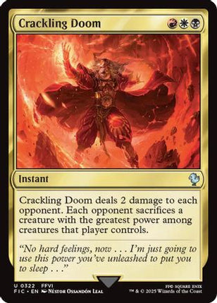 Crackling Doom (Surge Foil) [Commander: FINAL FANTASY] Foil