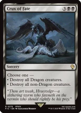Crux of Fate (Surge Foil) [Commander: FINAL FANTASY] Foil