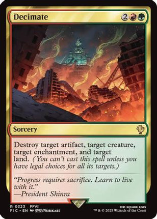 Decimate (Surge Foil) [Commander: FINAL FANTASY] Foil