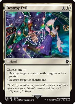 Destroy Evil (Surge Foil) [Commander: FINAL FANTASY] Foil