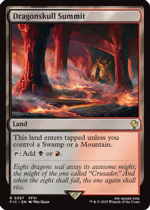 Dragonskull Summit (Surge Foil) [Commander: FINAL FANTASY] Foil