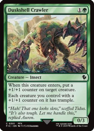 Duskshell Crawler (Surge Foil) [Commander: FINAL FANTASY] Foil