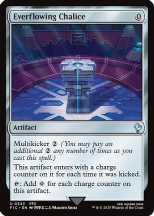 Everflowing Chalice (Surge Foil) [Commander: FINAL FANTASY] Foil