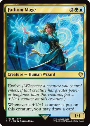 Fathom Mage (Surge Foil) [Commander: FINAL FANTASY] Foil