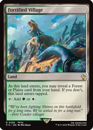 Fortified Village (Surge Foil) [Commander: FINAL FANTASY] Foil