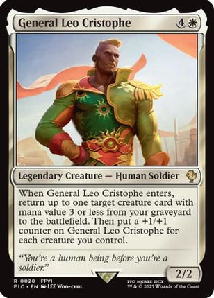 General Leo Cristophe (Surge Foil) [Commander: FINAL FANTASY] Foil