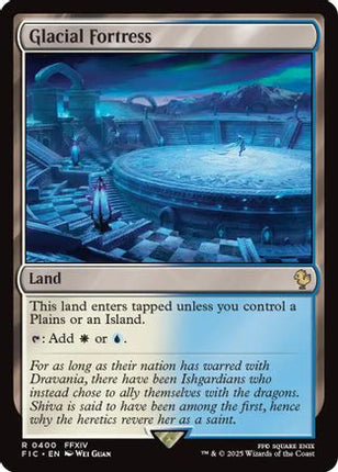 Glacial Fortress (Surge Foil) [Commander: FINAL FANTASY] Foil