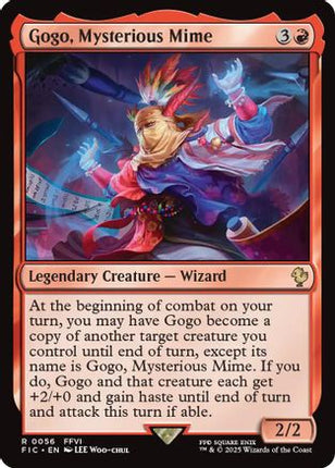 Gogo, Mysterious Mime (Surge Foil) [Commander: FINAL FANTASY] Foil