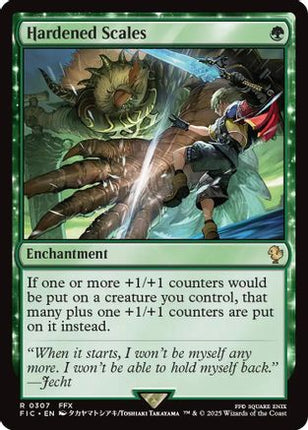 Hardened Scales (Surge Foil) [Commander: FINAL FANTASY] Foil