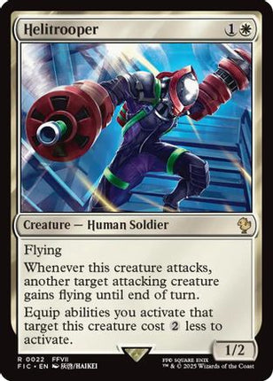 Helitrooper (Surge Foil) [Commander: FINAL FANTASY] Foil