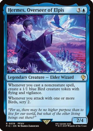 Hermes, Overseer of Elpis (Surge Foil) [Commander: FINAL FANTASY] Foil