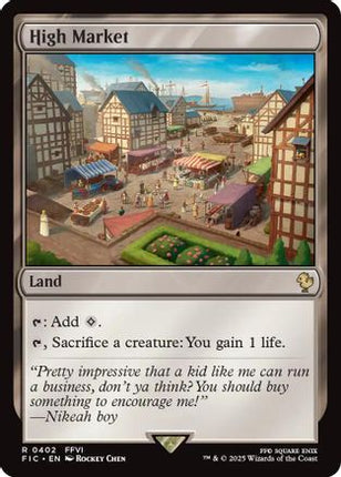 High Market (Surge Foil) [Commander: FINAL FANTASY] Foil