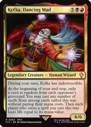 Kefka, Dancing Mad (Surge Foil) [Commander: FINAL FANTASY] Foil