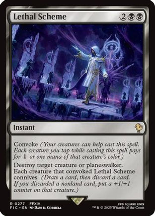 Lethal Scheme (Surge Foil) [Commander: FINAL FANTASY] Foil