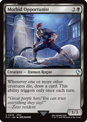 Morbid Opportunist (Surge Foil) [Commander: FINAL FANTASY] Foil