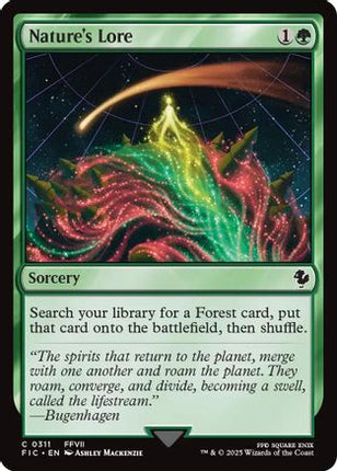Nature's Lore (Surge Foil) [Commander: FINAL FANTASY] Foil