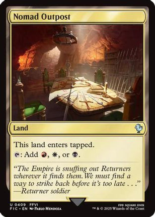 Nomad Outpost (Surge Foil) [Commander: FINAL FANTASY] Foil